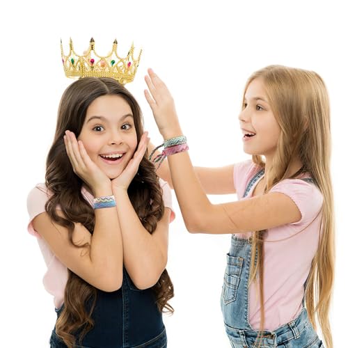 12 Adjustable Woven Friendship Bracelets Pack