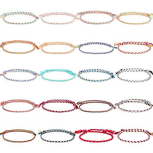20 Handmade Colorful Friendship Bracelets for Women