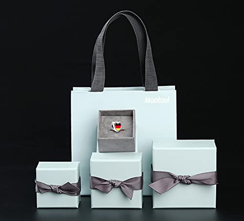 Moroccan Flag Heart Beads Silver Charm Bracelet