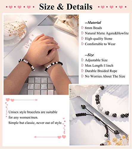 Matching Morse Code Bracelets for Couples