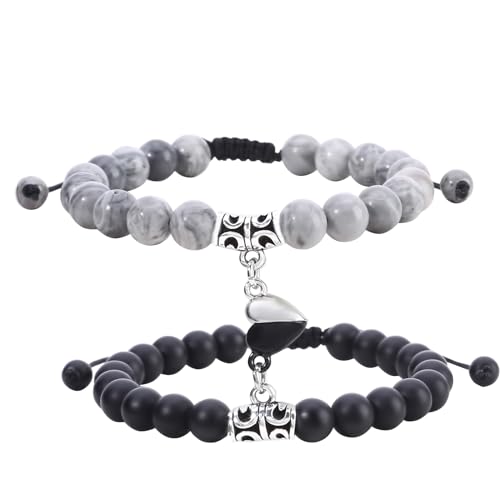 Turquoise Magnetic Couple Bracelets for Friendship