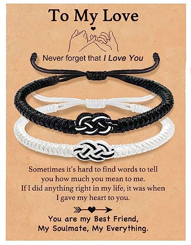 Matching Long Distance Couples Bracelets for Love