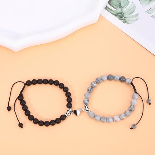 Turquoise Magnetic Couple Bracelets for Friendship