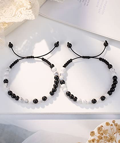 Matching Morse Code Bracelets for Couples