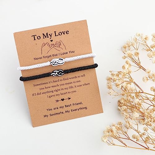 Matching Long Distance Couples Bracelets for Love
