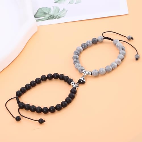 Turquoise Magnetic Couple Bracelets for Friendship