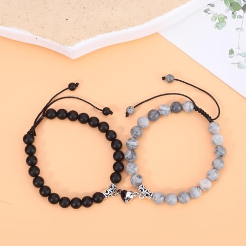 Turquoise Magnetic Couple Bracelets for Friendship