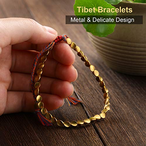 Handmade Tibetan Copper Bead Bracelets Set
