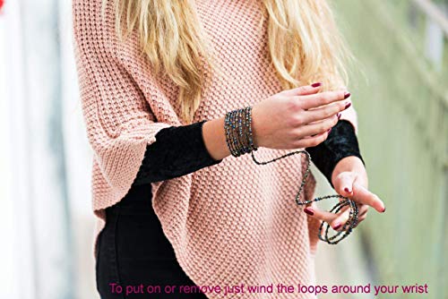 Handmade Boho Beaded Bracelets Set for Women