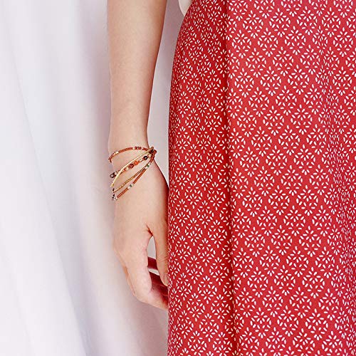 Handmade Bohemian Braided Bead Bracelet for Women