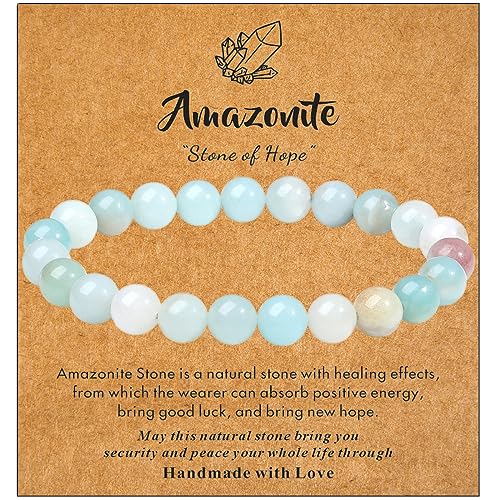 Moroccan Amazonite Healing Crystal Bracelet for Women