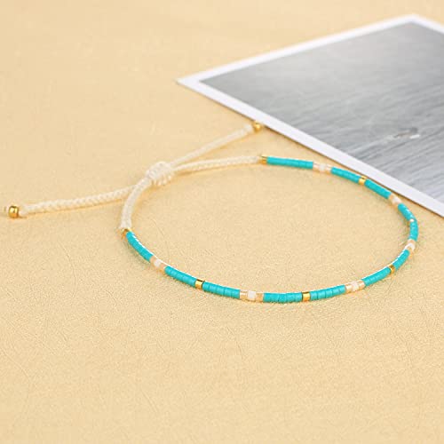 Boho Crystal Shell Beaded Friendship Bracelets