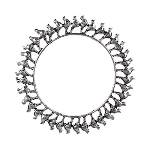 Oxidized Silver Plated Boho Bird Bracelet