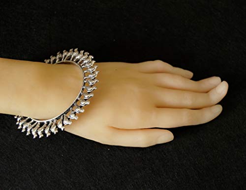 Oxidized Silver Plated Boho Bird Bracelet