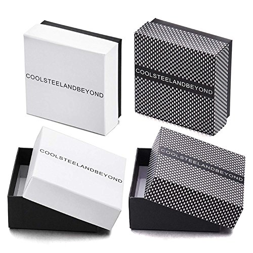 Men's Black Braided Leather Bracelet with Silver Gold Accents