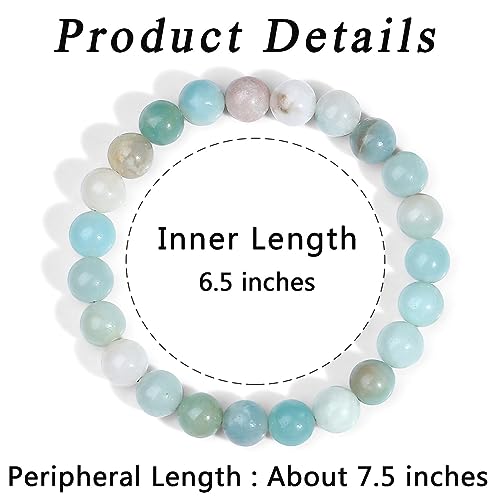 Moroccan Amazonite Healing Crystal Bracelet for Women