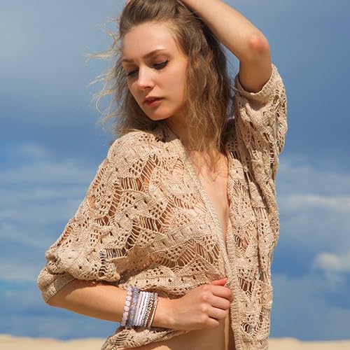 Bohemian Multi-Color Natural Stone Bracelets Set