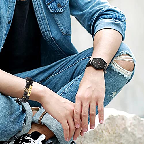 4 Pcs Crown King Natural Stone Bracelets Set