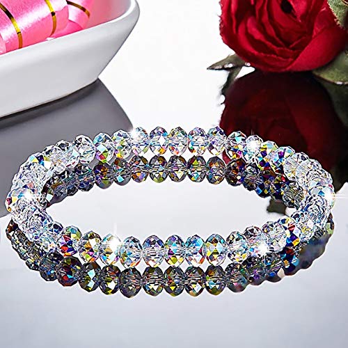 Sparkling Moroccan Beaded Crystal Bracelet Set
