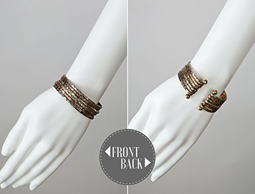 Boho Metal Cuff Bracelets for Women
