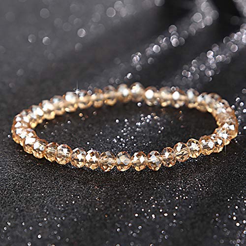 Sparkling Moroccan Beaded Crystal Bracelet Set