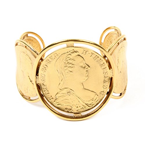 Moroccan Coins Cuff Bracelet by Ben-Amun Jewelry