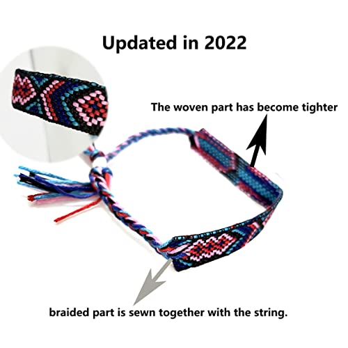 Colorful Woven Friendship Bracelets for All Ages