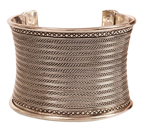 Exotic Silver Cuff Bracelet for Women