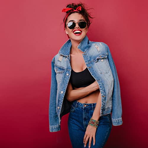 Bohemian Multi-Colored Beaded Cuff Bracelets