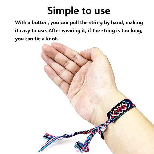 Colorful Woven Friendship Bracelets for All Ages