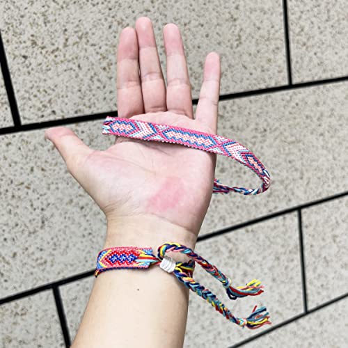 Colorful Woven Friendship Bracelets for All Ages