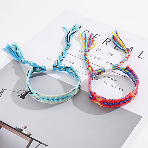 Colorful Woven Friendship Bracelets for All Ages
