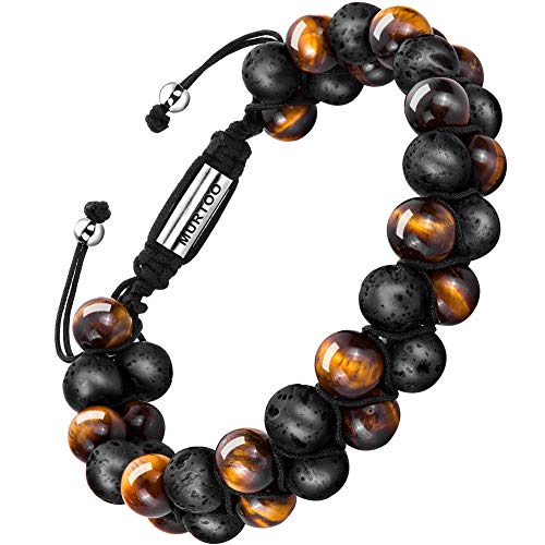 Natural Stone Chakra Bracelets for Meditation and Relaxation