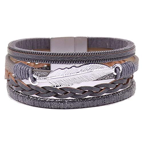 Boho Tree of Life Leather Wrap Bracelet