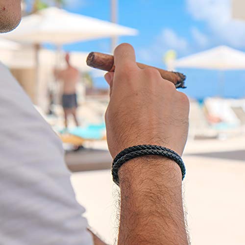 Genuine Braided Leather Bracelet for Men/Women