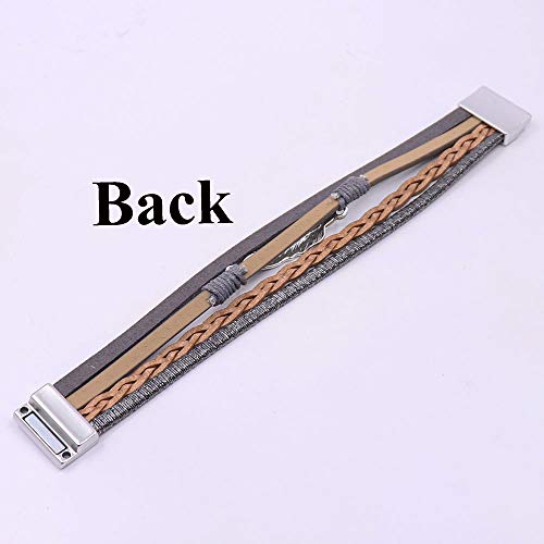 Boho Tree of Life Leather Wrap Bracelet