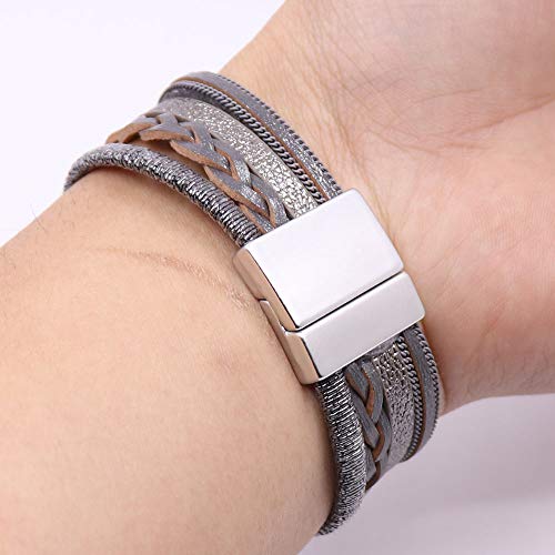 Boho Tree of Life Leather Wrap Bracelet