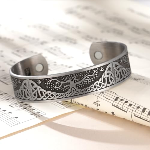 Yggdrasil Tree of Life Stainless Steel Bracelet