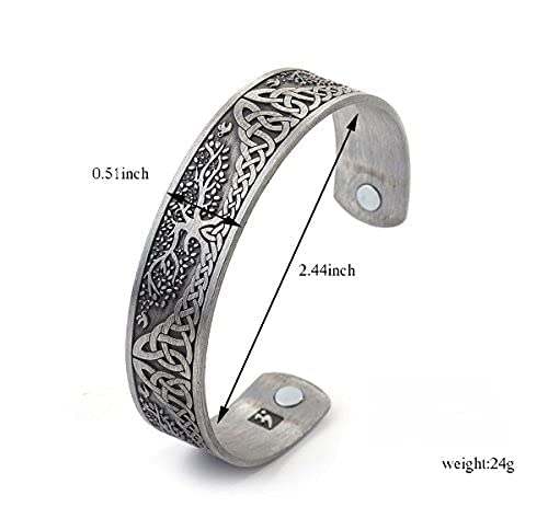 Yggdrasil Tree of Life Stainless Steel Bracelet