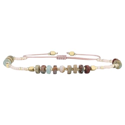 Handmade Braided Seed Bead Boho Friendship Bracelet