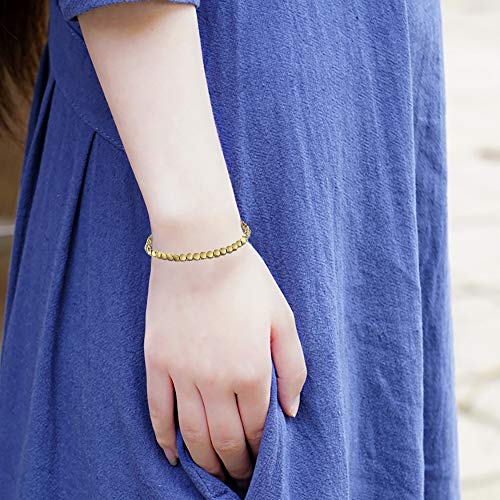 Handmade Tibetan Copper Bead Bracelet Set