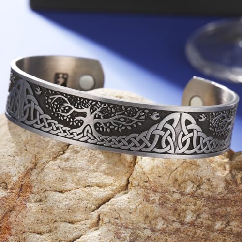 Yggdrasil Tree of Life Stainless Steel Bracelet