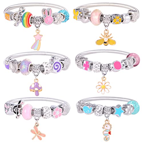 Charming Pink Bracelets Set for Kids - 6PC