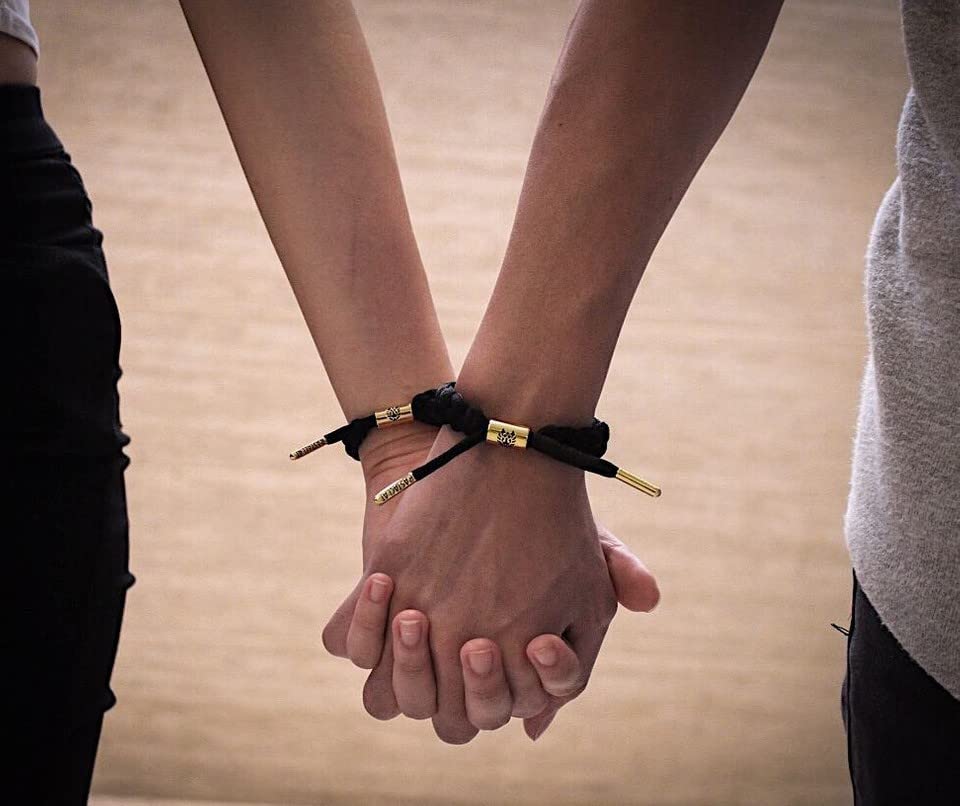 Onyx II Black/Gold Braided Bracelet for All