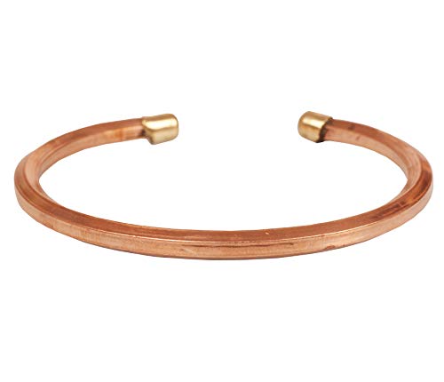 Handcrafted Durable Copper Twisted Bracelet in Natural Tone
