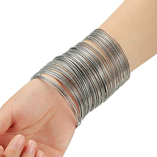 70pcs Mixed Metal Vintage Moroccan Bracelets Set