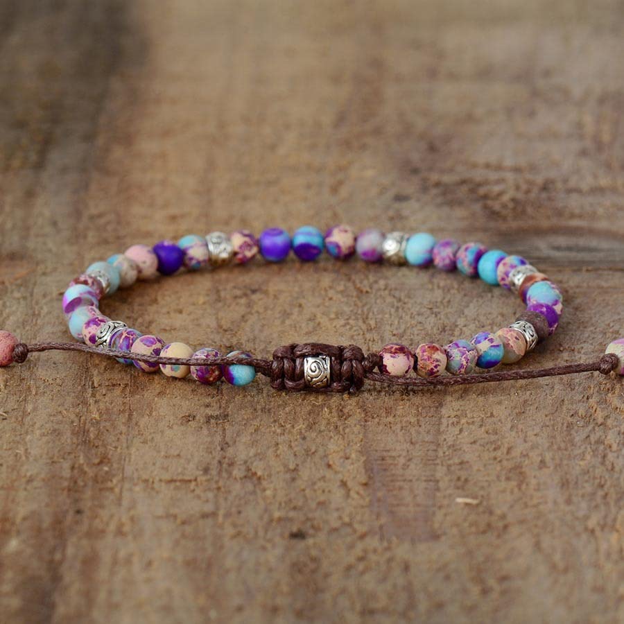 SofiaCreations Sea Sediment Jasper Beaded Bracelet