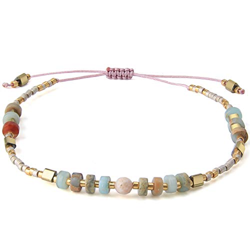 KELITCH Handmade Seed Beaded Friendship Bracelets