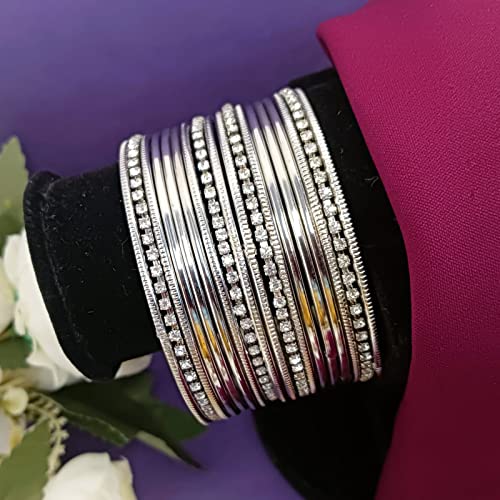 Boho Vintage Gypsy Tribal Silver Plated Bracelets Set