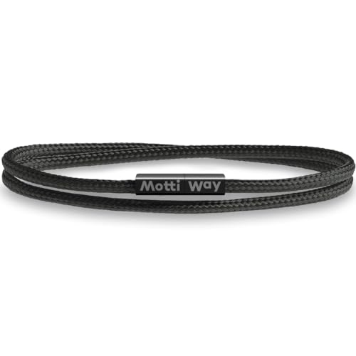 Nautical Black Rope Cuff Bracelet for All